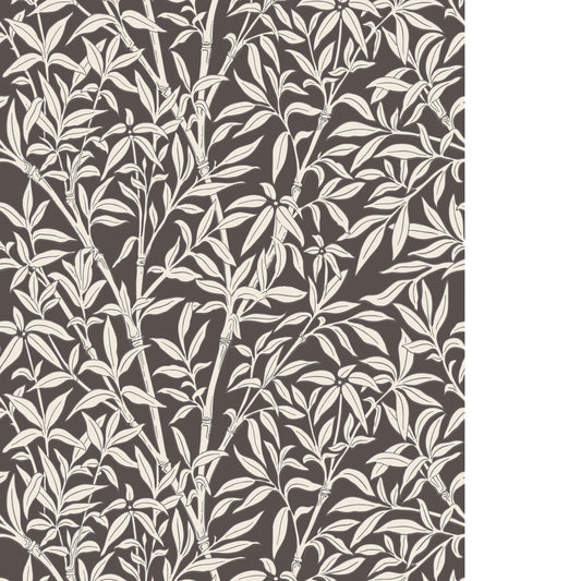 COLE & SON BAMBOO FOREST SNOW ON SOOT