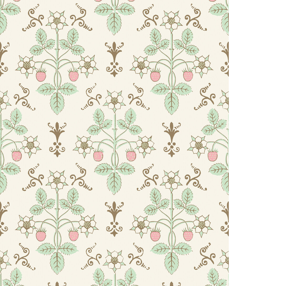 COLE & SON STRAWBERRY BLUSH/MINT