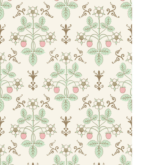 COLE & SON STRAWBERRY BLUSH/MINT