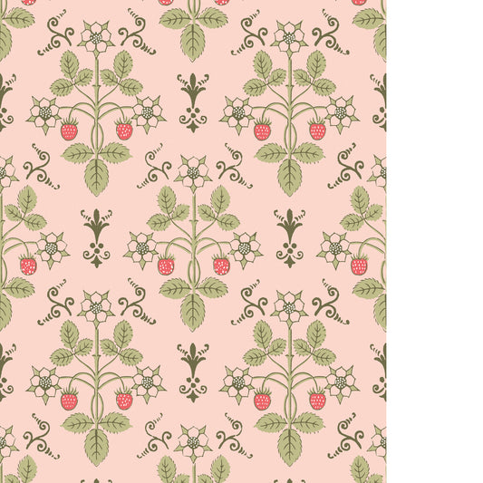 COLE & SON STRAWBERRY CHELSEA PINK