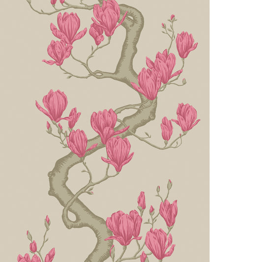 COLE & SON MAGNOLIA TREE MAGENTA