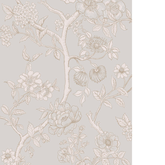 COLE & SON PARADISE TREE DOVE GREY