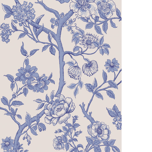 COLE & SON PARADISE TREE BLUE