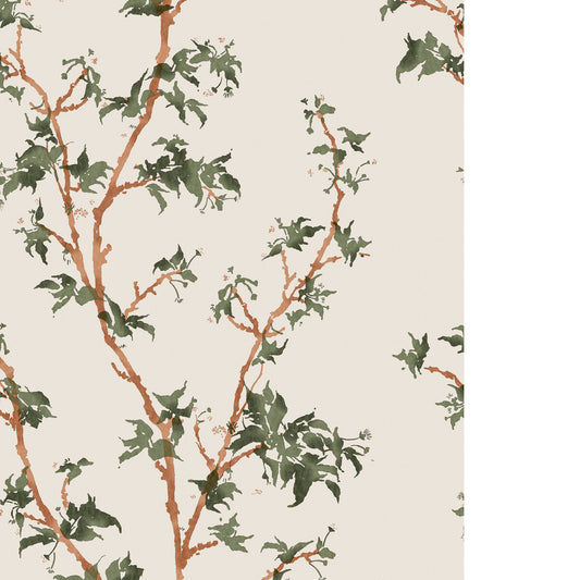 COLE & SON CHINESE BRANCH LEAF GREEN
