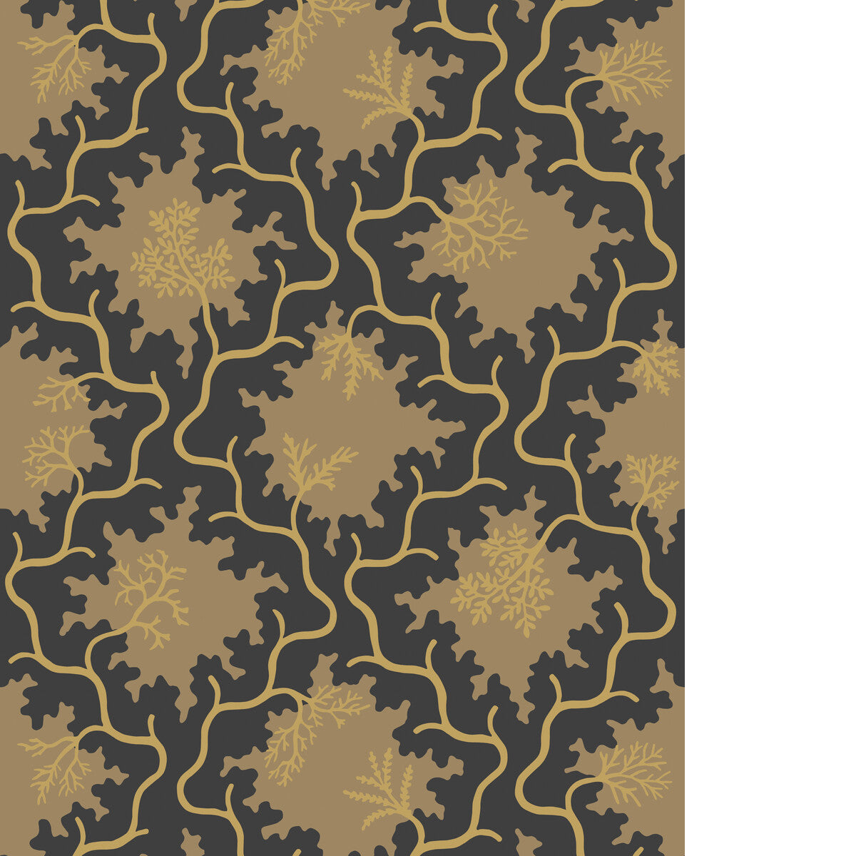 COLE & SON MOSS TRELLIS BLACK