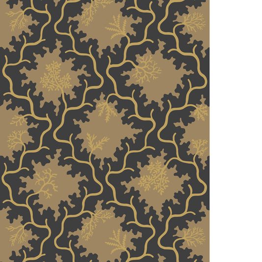 COLE & SON MOSS TRELLIS BLACK