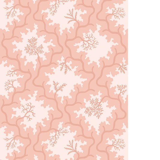 COLE & SON MOSS TRELLIS SOFT CORAL