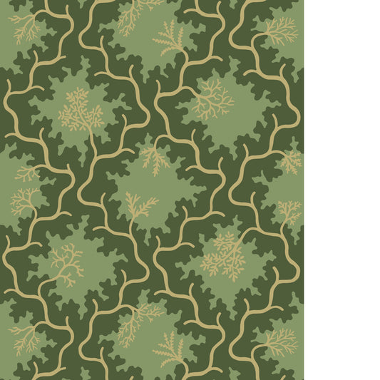 COLE & SON MOSS TRELLIS EVERGREEN