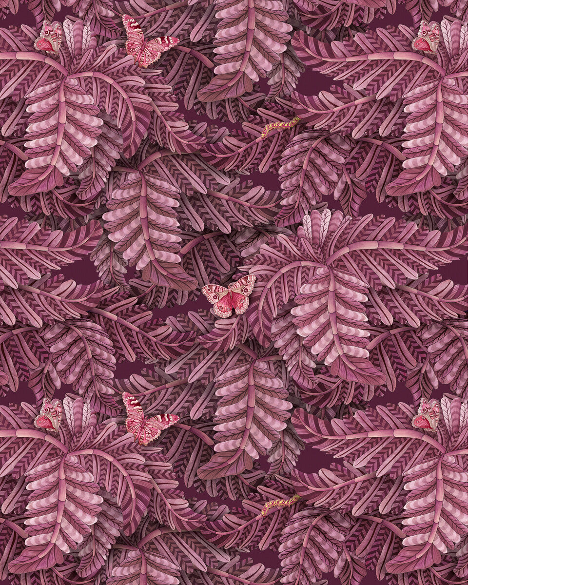 COLE & SON ACACIA CANOPY PLUM