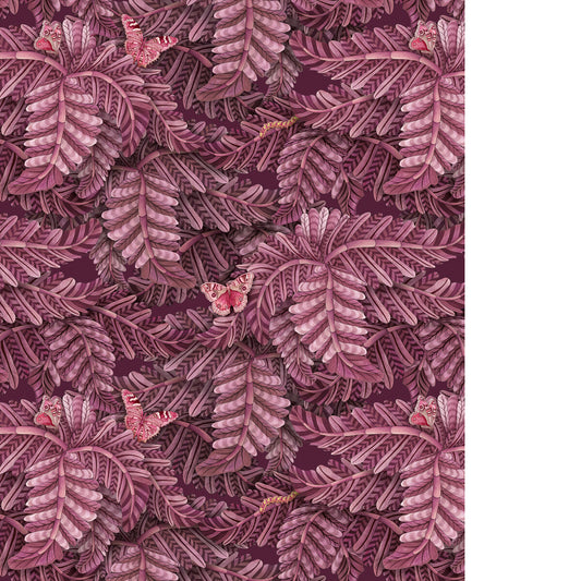 COLE & SON ACACIA CANOPY PLUM