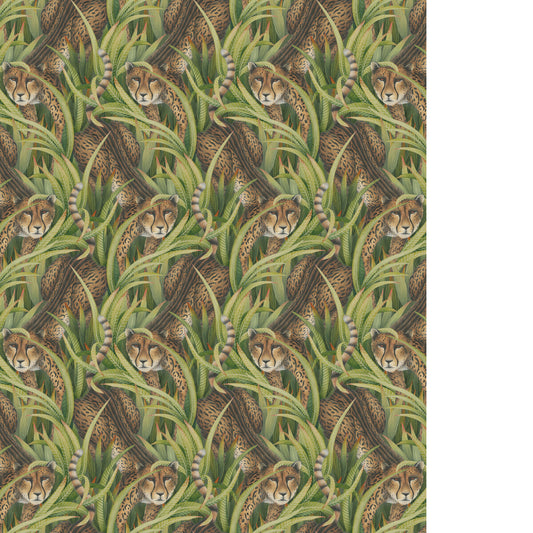 COLE & SON CHEETAH PROWL GRASS