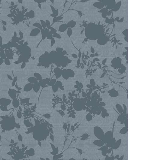 COLE & SON ABSENCE OF ROSES MOIRE PEWTER