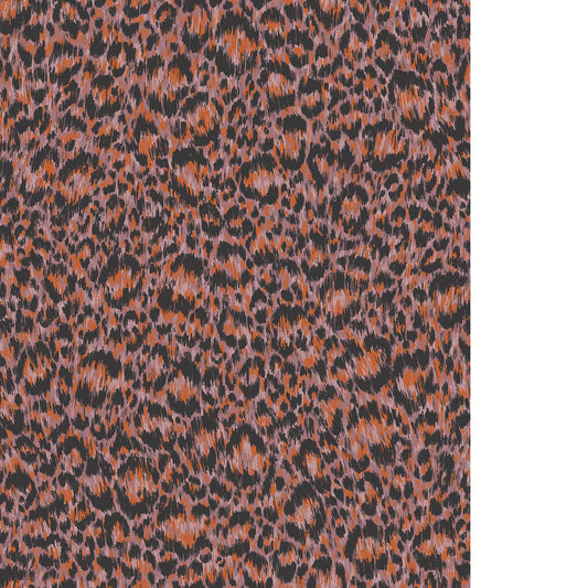 COLE & SON HAND-PAINTED LEOPARD ROSE