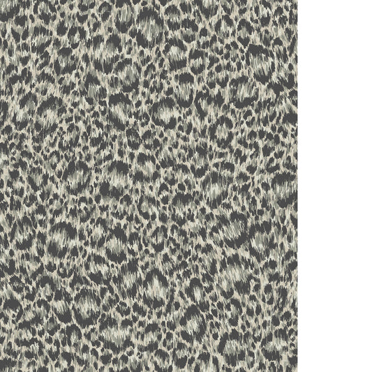 COLE & SON HAND-PAINTED LEOPARD GREY
