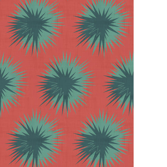 COLE & SON SOFT THISTLE BLOOD ORANGE