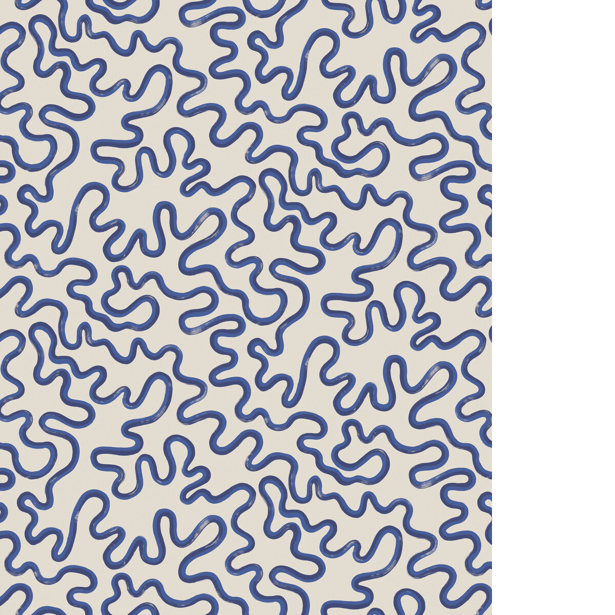 COLE & SON RAINFOREST SQUIGGLE NAVY