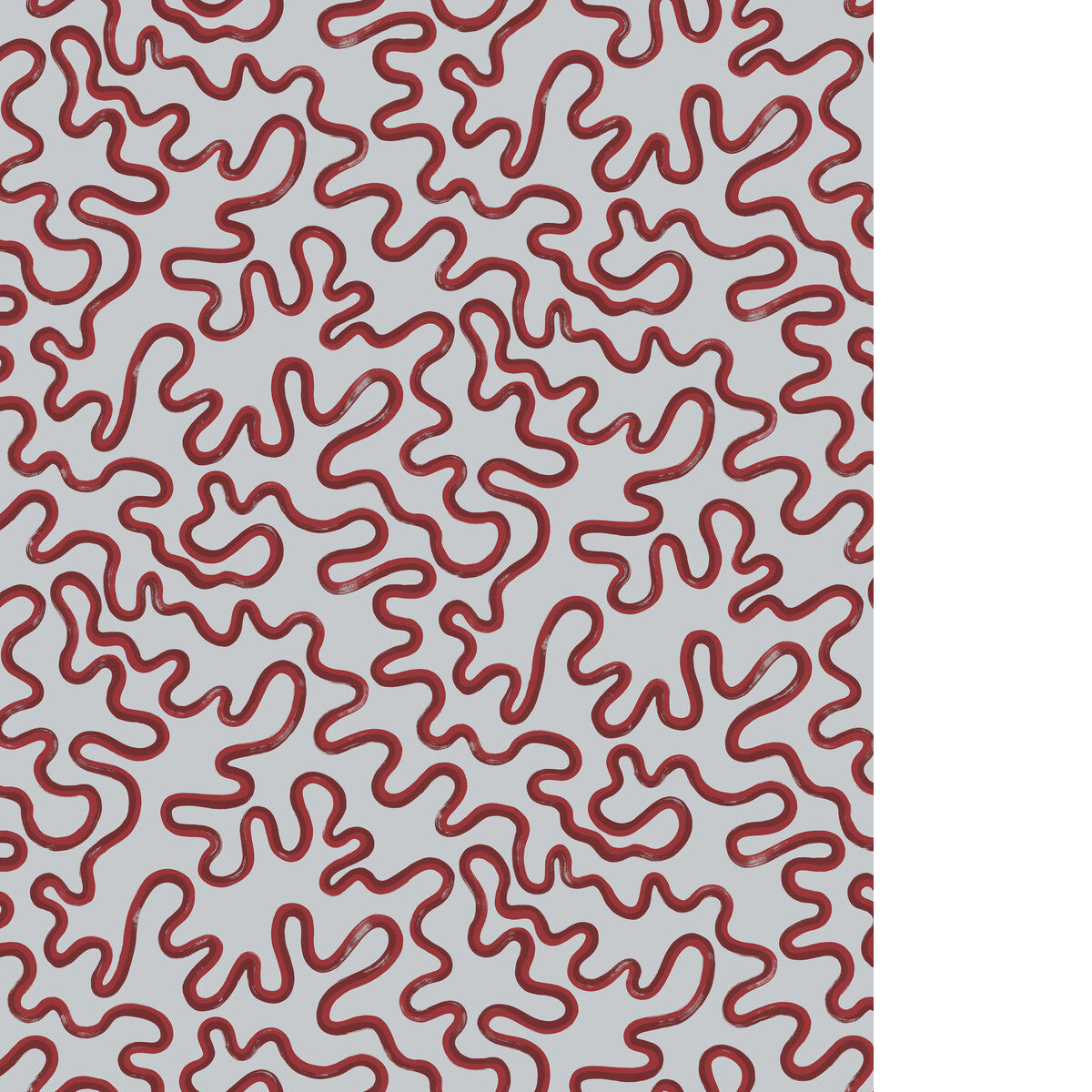 COLE & SON RAINFOREST SQUIGGLE ROUGE