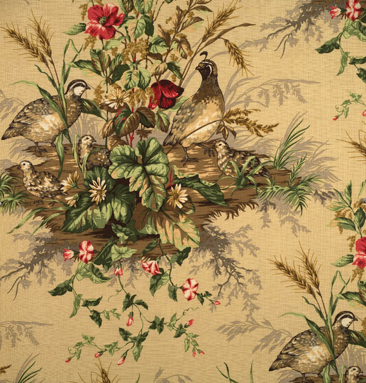 Scalamandre: Edwin's Covey SC Linen Print 0002 16310 Multi on Sisal