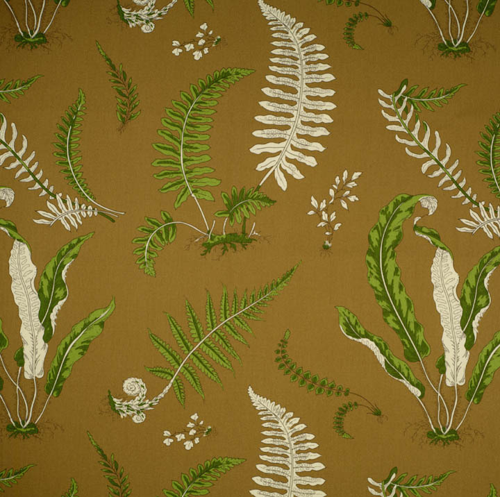 Scalamandre: Elsie de Wolfe Indoor/Outdoor SC 0005 16425 Greens on Brown