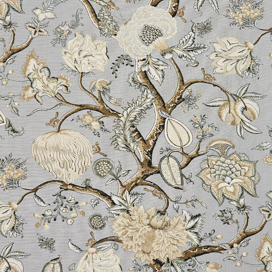 Scalamandre: Pondicherry Linen Print SC 0003 16556 Mineral