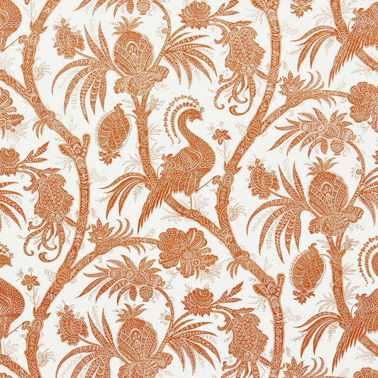 Scalamandre: Balinese Peacock SC 0004 16575 Mandarin