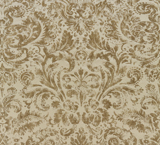 Scalamandre: Palladio Velvet Damask SC 0002 16592 Burnished Gold