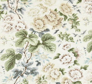 Scalamandre: Highgrove Linen Print SC 0002 16595 Rich Cream