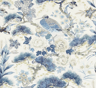 Scalamandre: Shenyang Linen Print SC 0002 16601 Porcelain