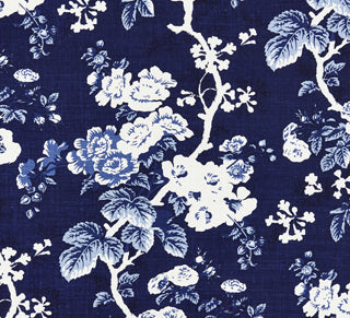 Scalamandre: Ascot Linen Print SC 0004 16602 Indigo