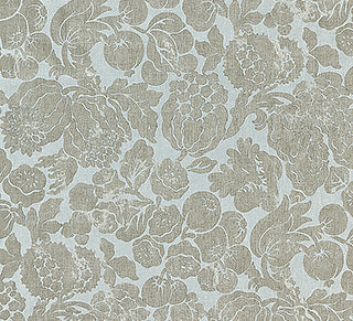 Scalamandre: Elsa Linen Print SC 0002 16606 Silver on Skylight