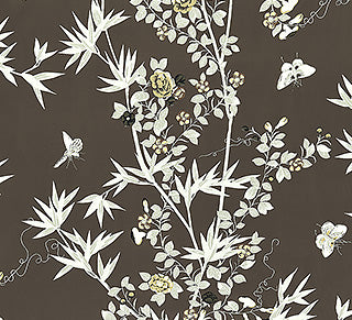 Scalamandre: Jardin de Chine SC 0005 16608 Espresso