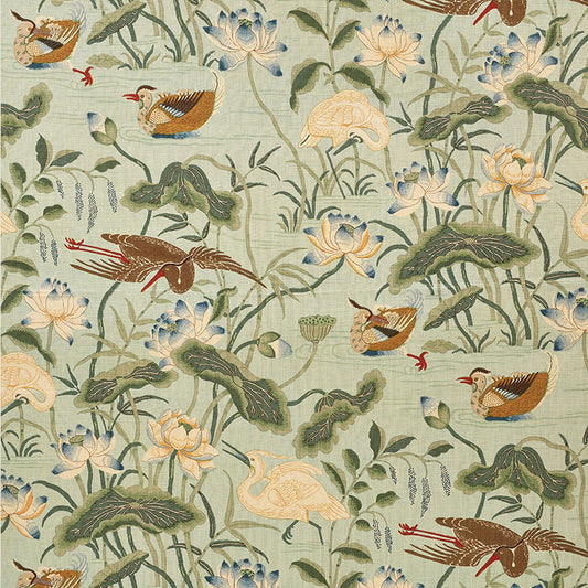 Schumacher: Lotus Garden 172938 Aqua