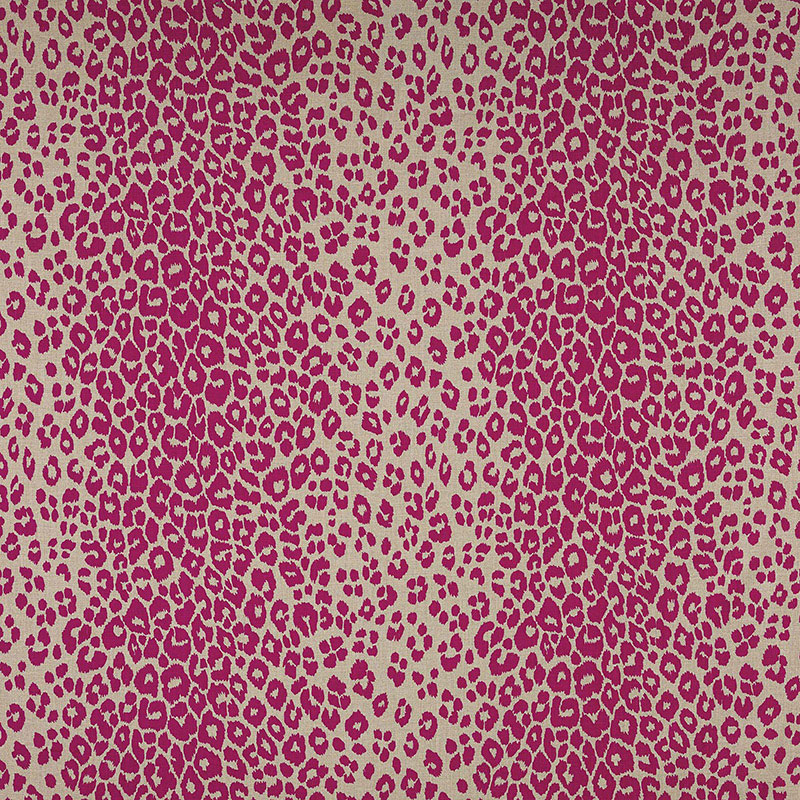 Schumacher: Iconic Leopard 175723 Fuchsia/Natural