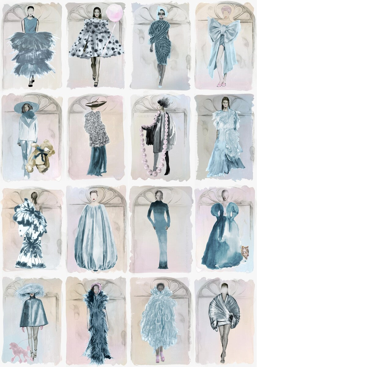 COLE & SON COUTURE CAROUSEL W BLUE P