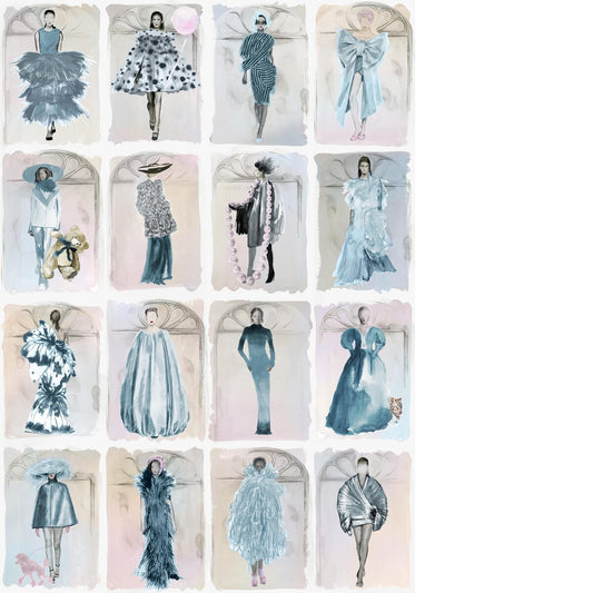 COLE & SON COUTURE CAROUSEL W BLUE P