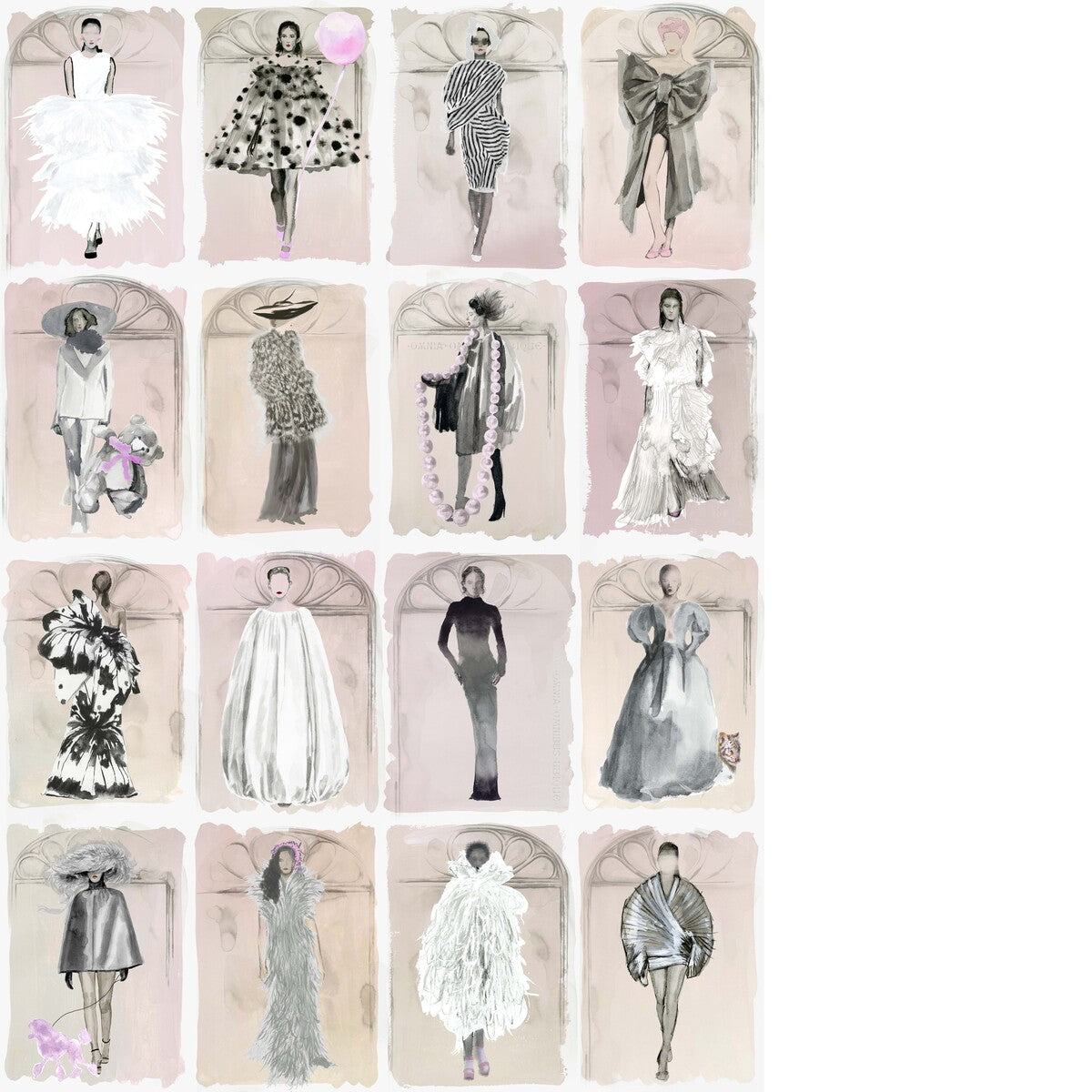 COLE & SON COUTURE CAROUSEL W BLUSH P