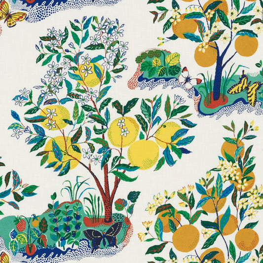 Josef Frank for Schumacher: Citrus Garden Indoor/Outdoor 177330 Primary