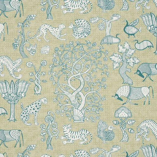 Schumacher: Animalia 178321 Peacock & Leaf