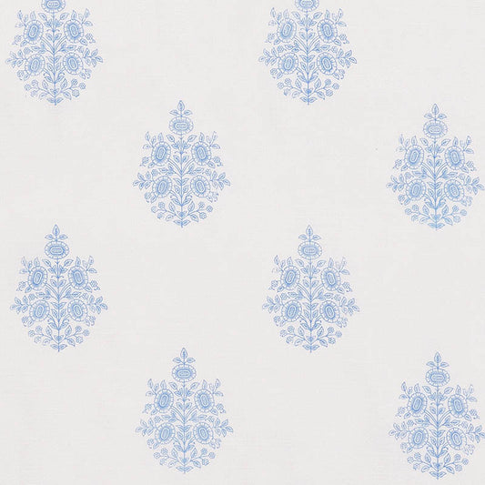 Schumacher: Asara Flower Sheer 178372 Blue
