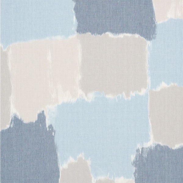 Schumacher: Colorblock 178471 Denim – Designer Fabrics USA