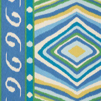 Schumacher: Terence Ikat 178582 Peacock