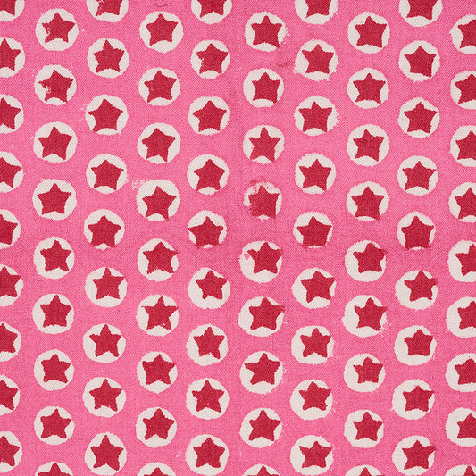 Molly Mahon for Schumacher: Tuk Tuk Hand Block Print 179220 Pink