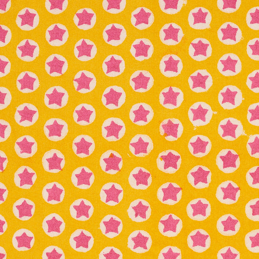 Molly Mahon for Schumacher: Tuk Tuk Hand Block Print 179221 Yellow