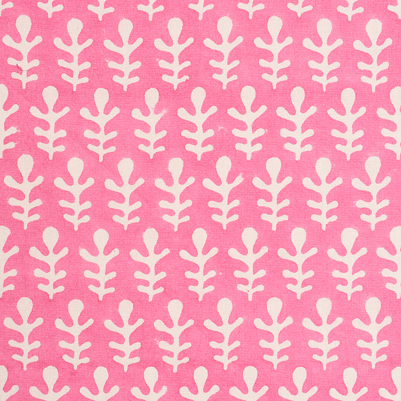 Molly Mahon for Schumacher: Bagru Hand Block Print 179240 Pink
