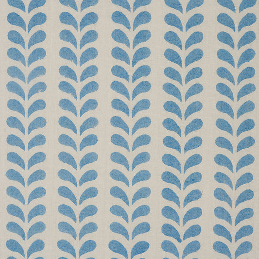 Molly Mahon for Schumacher: Bindi Hand Block Print 179270 Blue