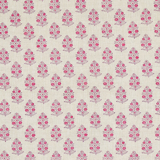 Schumacher: Aditi Hand Blocked Print 179362 Pink