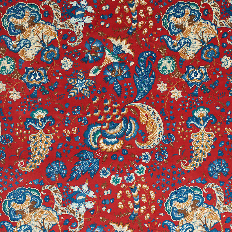 Schumacher: Majorelle Velvet 179421 Red