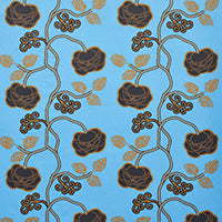 Schumacher: Queen Fruit Chintz 179542 Lapis