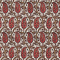 Schumacher: Daria Paisley 179960 Maroon