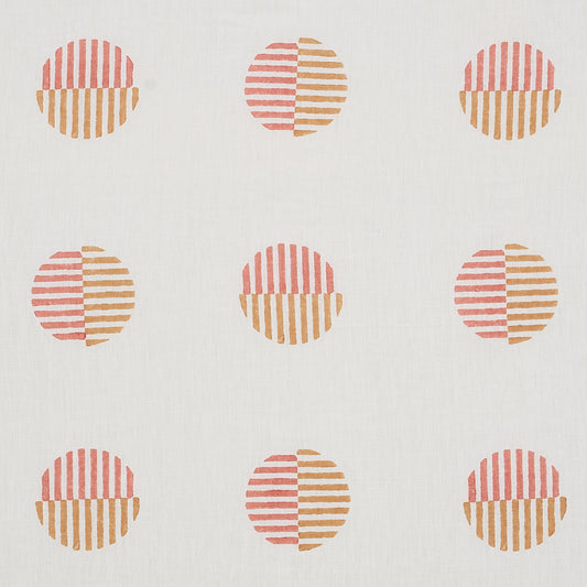 Schumacher: Ando Hand Block Print 180001 Rust & Ochre